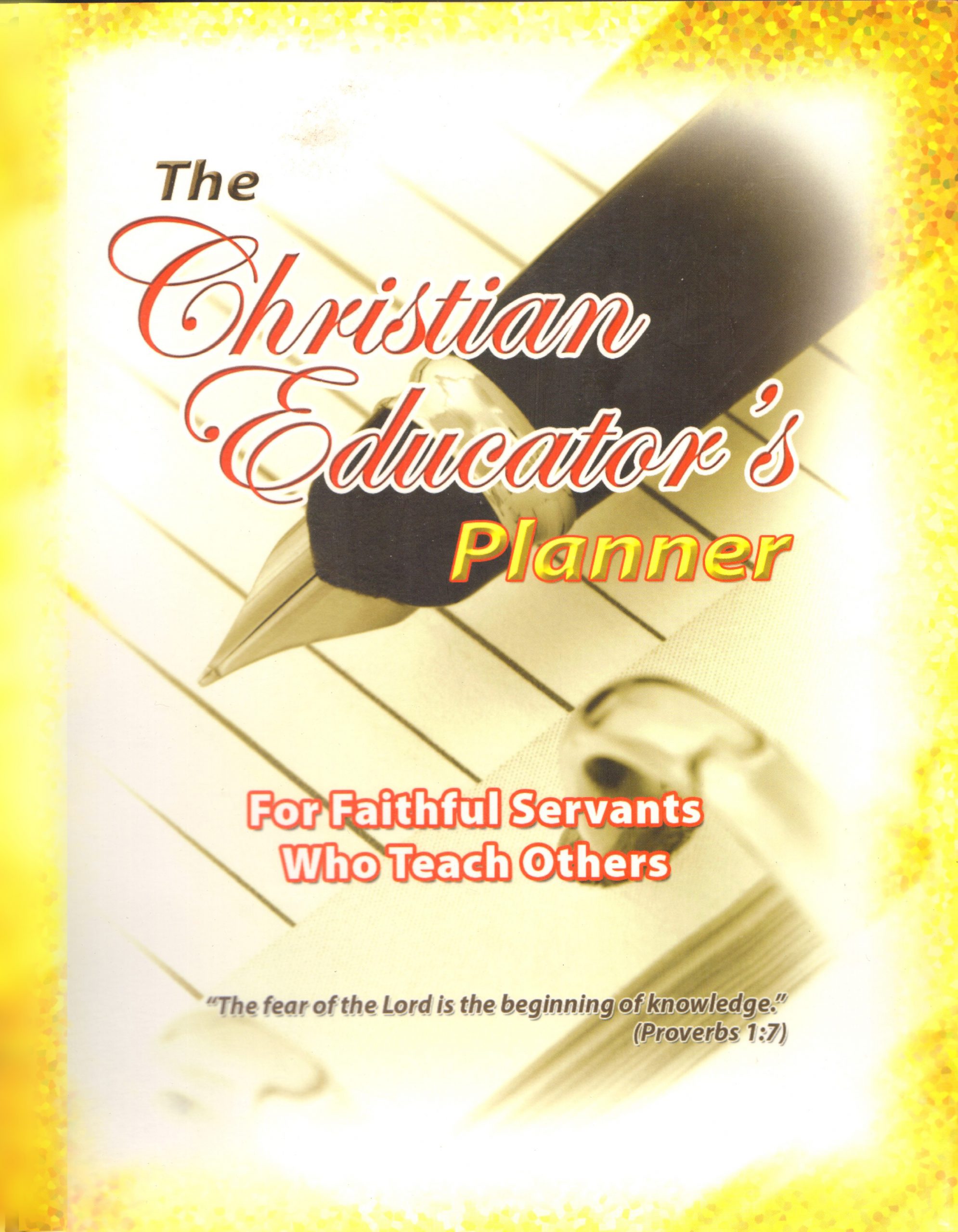 The Christian Educator's Planner